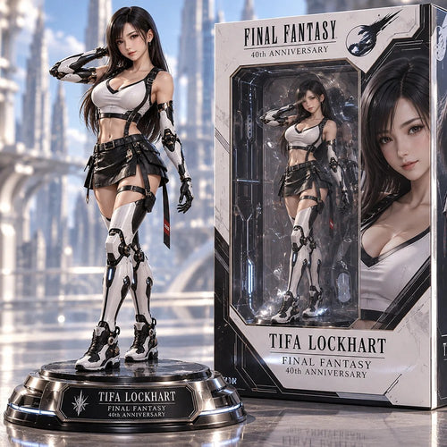 Final Fantasy x Tifa Lockhart 40th Anniversary 2027 3D Collectible Vinyl Figure – TANTN26353