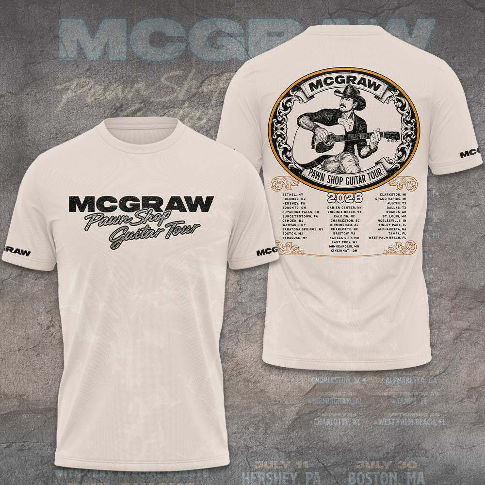 Tim McGraw﻿ 2026 Tour 3D Apparel – GNE7945