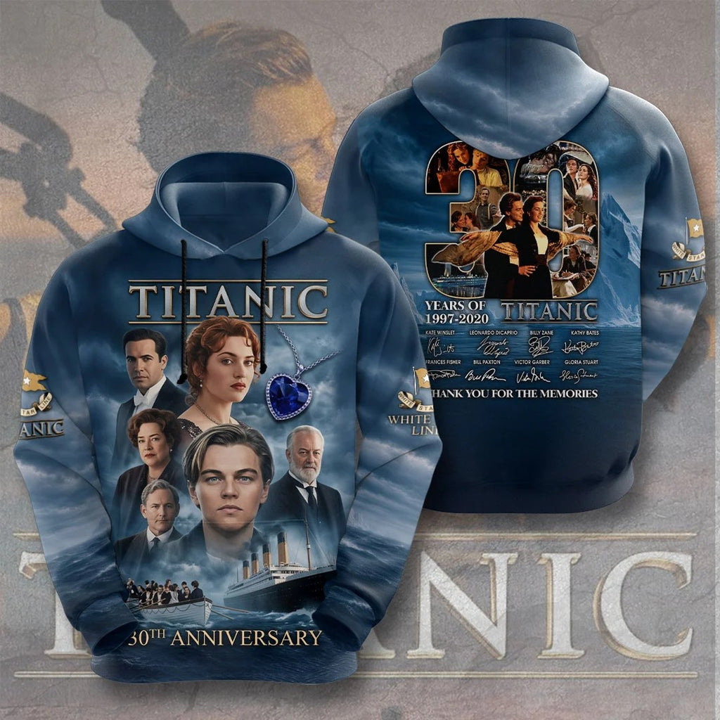 Titanic 30th Anniversary 3D Apparel – TMTHU8989