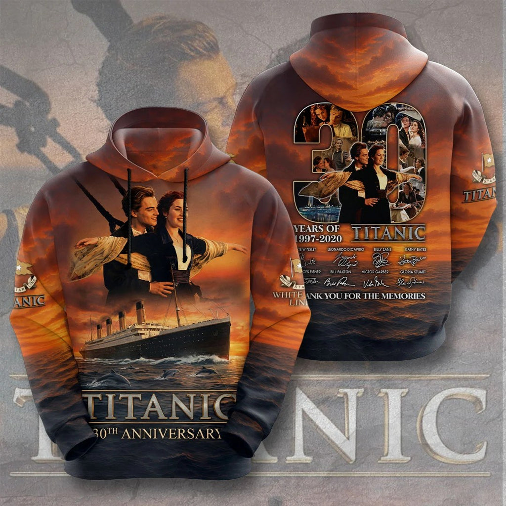 Titanic 30th Anniversary 3D Apparel – TMTHU9017