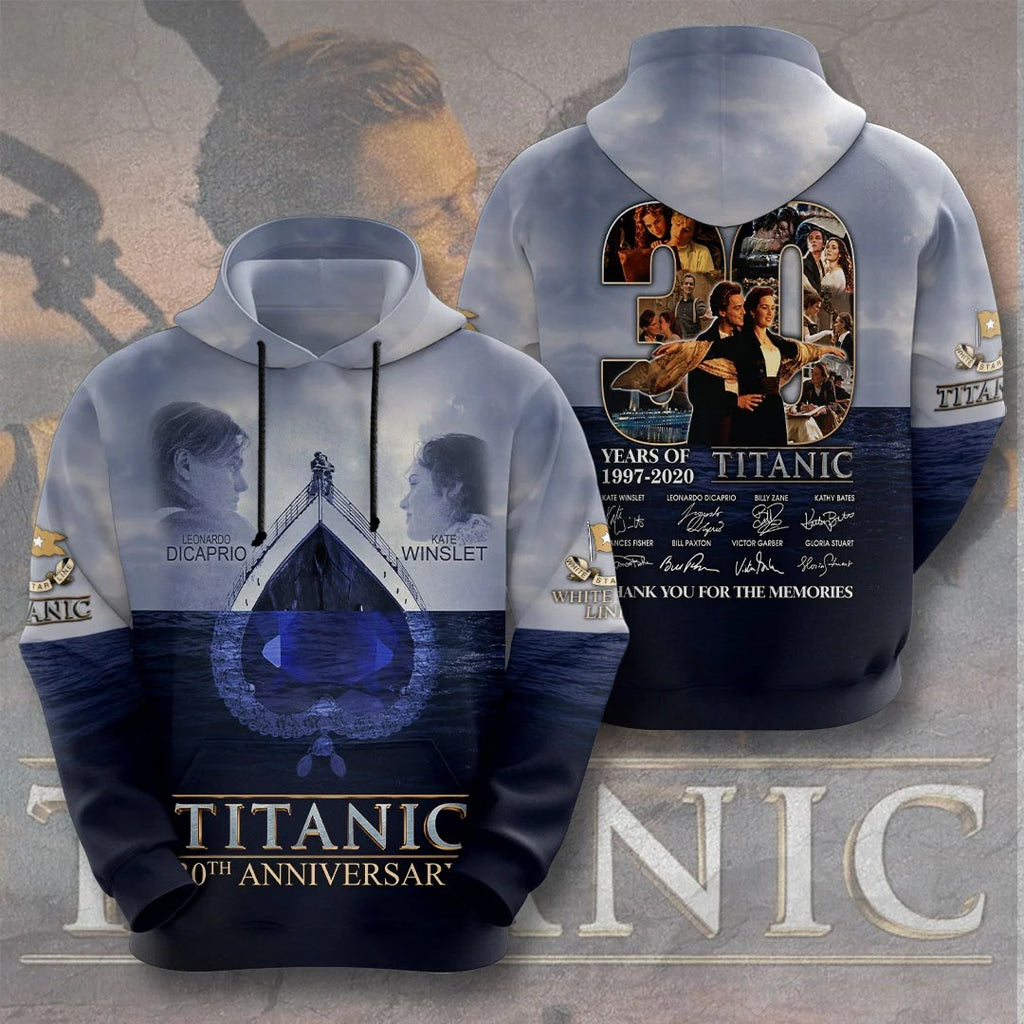 Titanic 30th Anniversary 3D Apparel – TMTHU9018