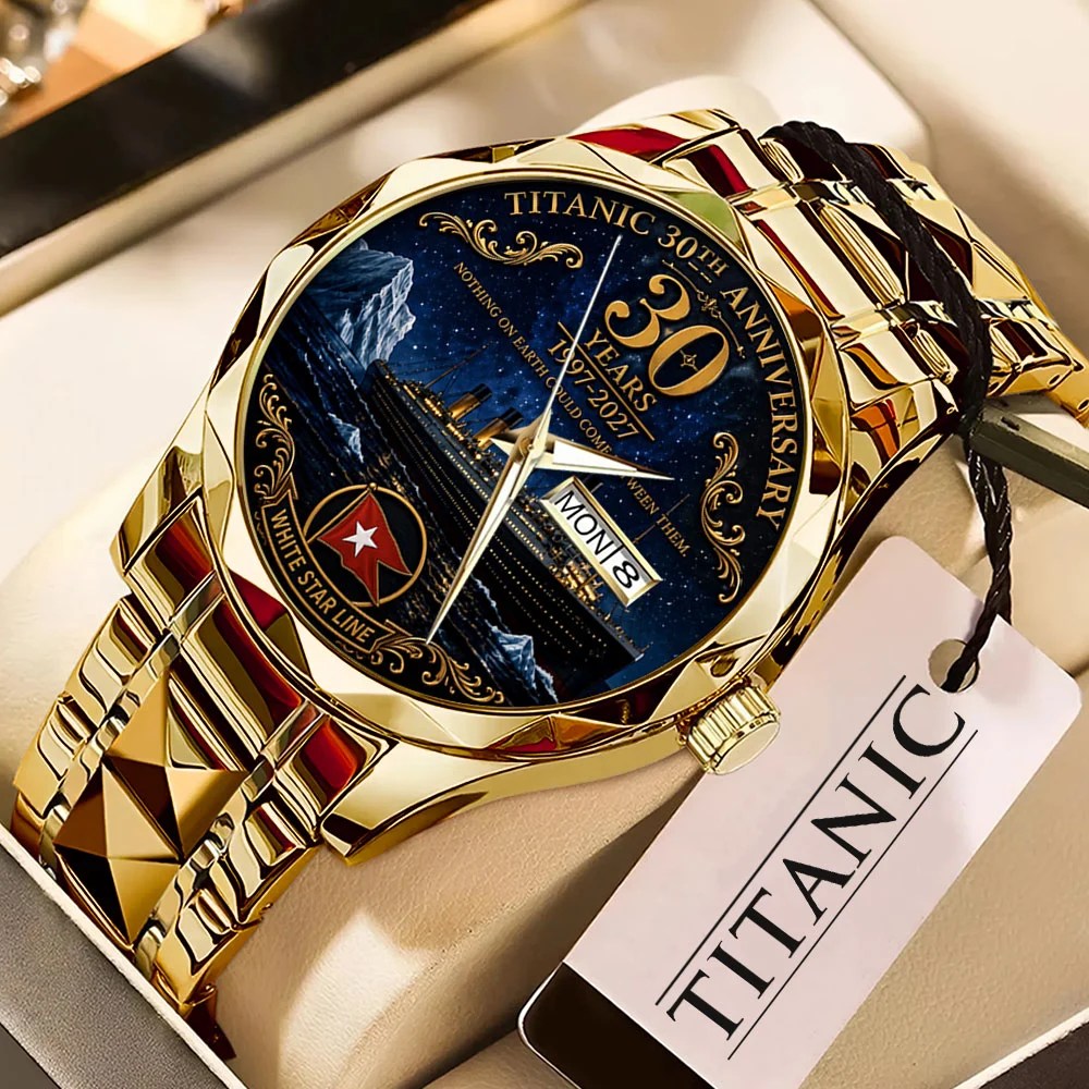 Titanic 30th Anniversary Alloy Luxury Quartz Watch – TMTHU8884