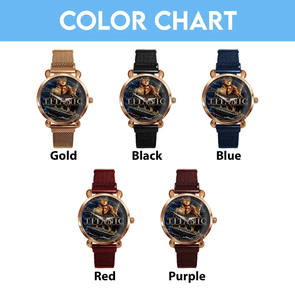 Titanic 30th Anniversary Mesh Strap Quartz Watch – TMTHU8883