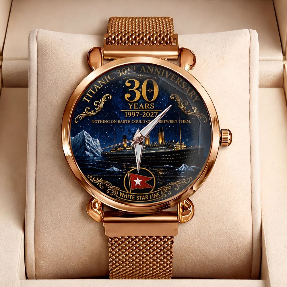 Titanic 30th Anniversary Mesh Strap Quartz Watch – TMTHU8894