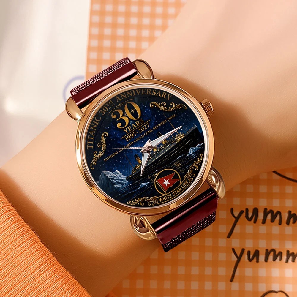 Titanic 30th Anniversary Mesh Strap Quartz Watch – TMTHU8894