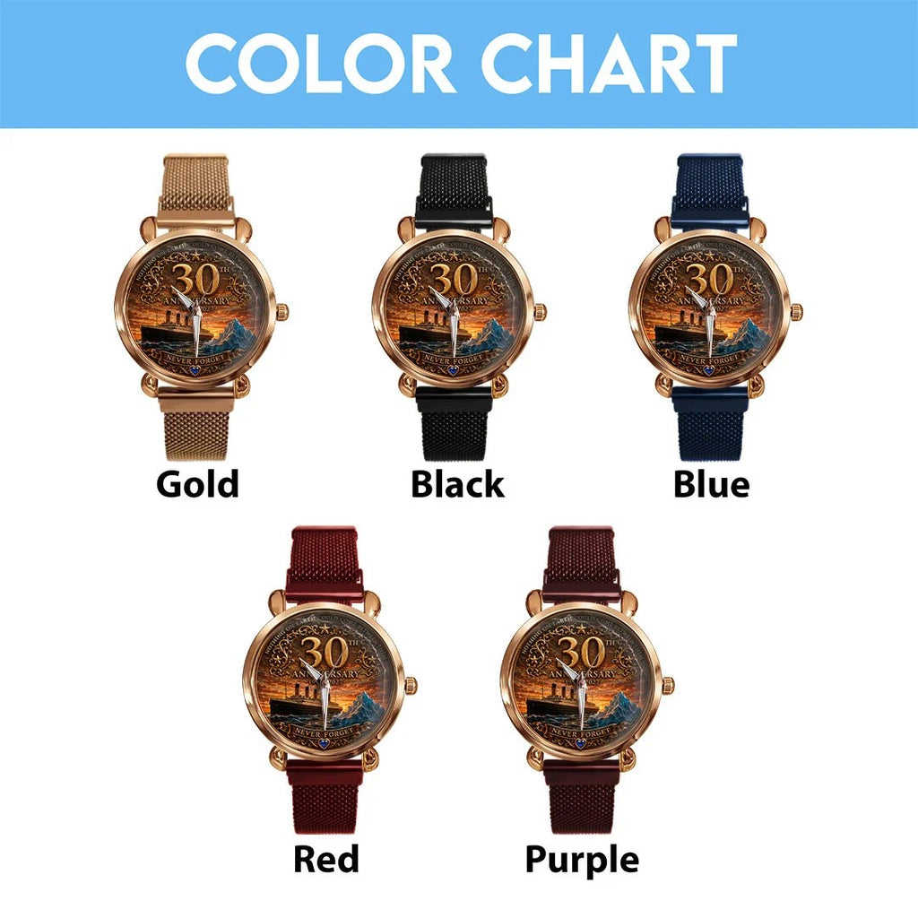 Titanic 30th Anniversary Mesh Strap Quartz Watch – TMTHU9081