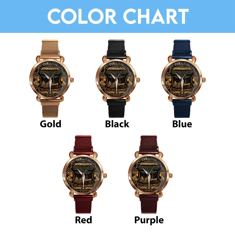 Titanic 30th Anniversary Mesh Strap Quartz Watch – TANTN25317