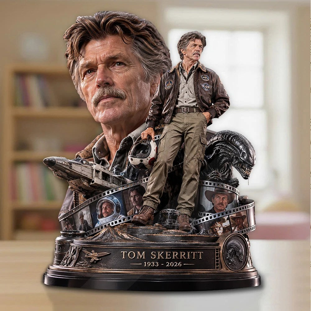 Top Gun x Tom Skerritt (1933-2026) Custom Shape Acrylic Plaque – GNE9191