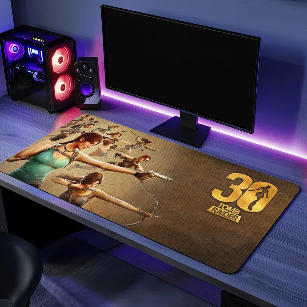 Tomb Raider 30th Anniversary Custom Gaming Desk Mat – GNE8595