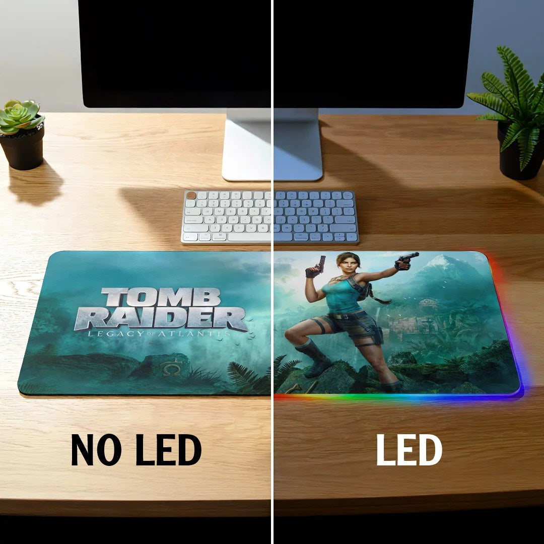 Tomb Raider: Legacy of Atlantis Custom Gaming Desk Mat – GNE8594