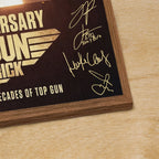 Top Gun 40th Anniversary 2026 Rectangle Canvas With Inner Frame – TMTHU5569