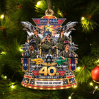 Top Gun 40th Anniversary Custom Shape 2-side Printed Acrylic Ornament – HOATT21611