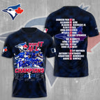 Toronto Blue Jays 2025 American League Champions 3D Apparel – MAITM13517