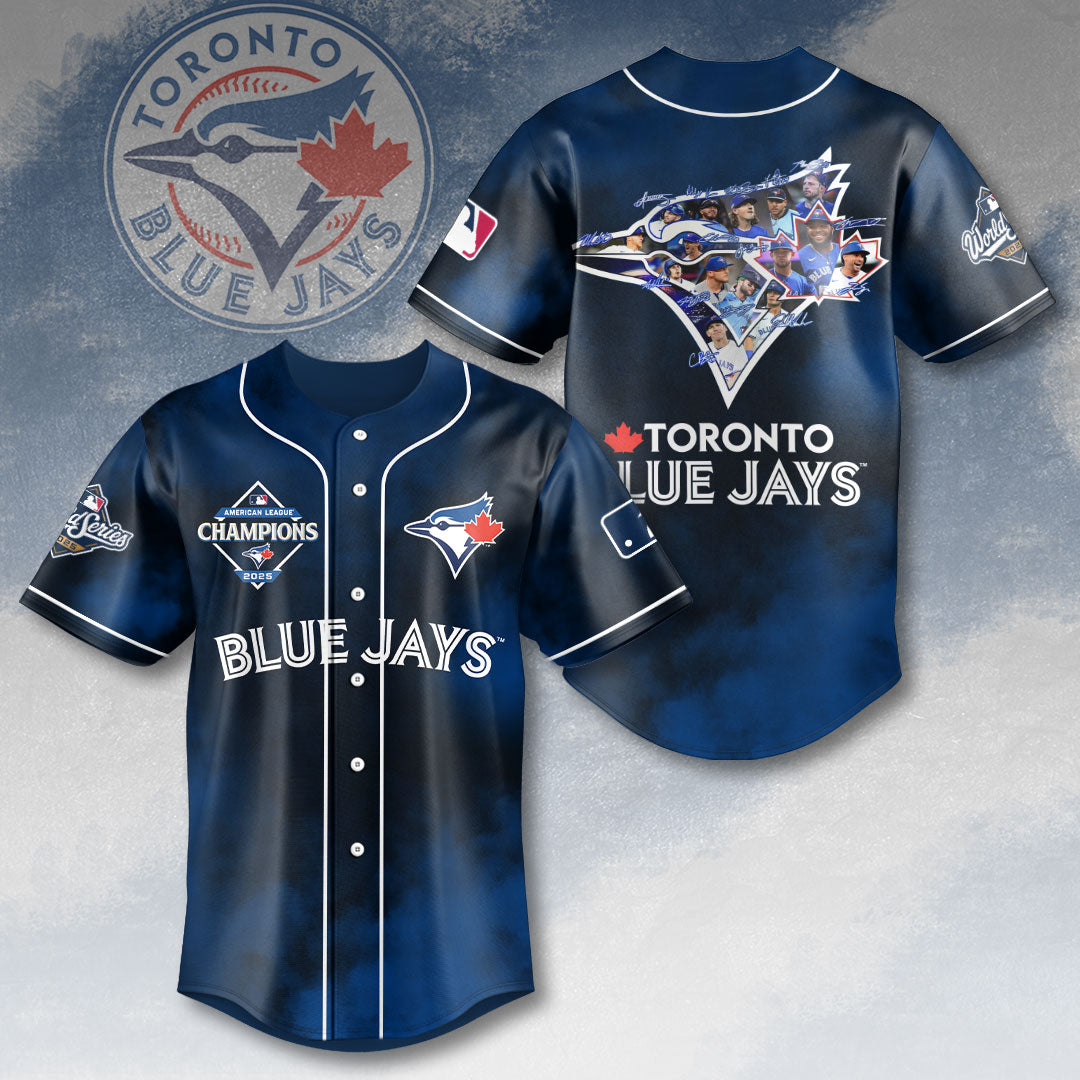 Toronto Blue Jays 2025 American League Champions Baseball Jersey – HOATT14910