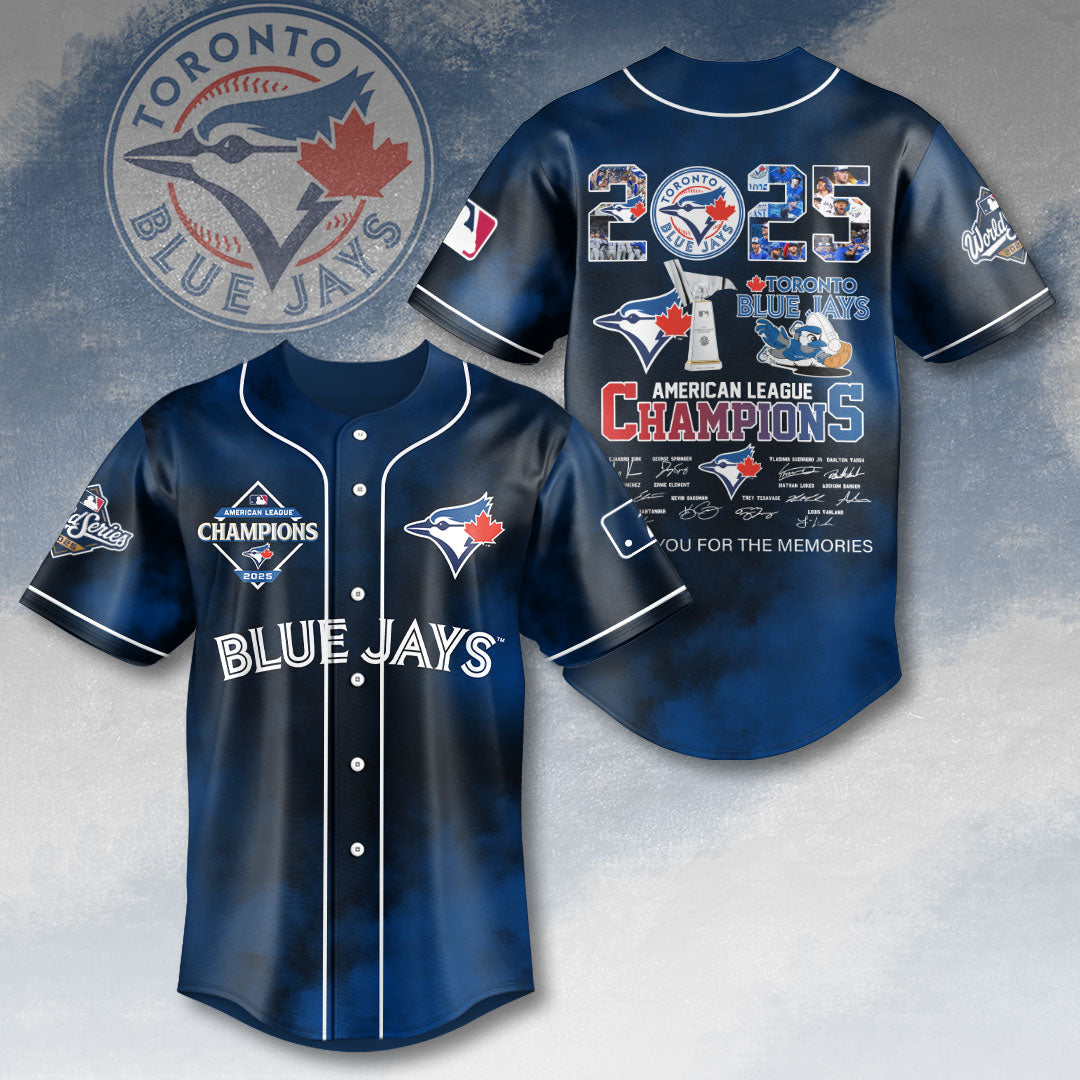 Toronto Blue Jays 2025 American League Champions Baseball Jersey – HOATT14938