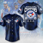 Toronto Blue Jays 2025 American League Champions Baseball Jersey – MAITM13836