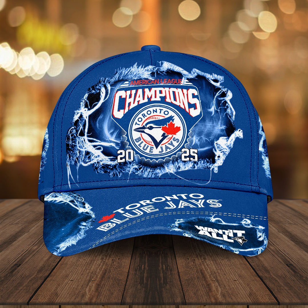 Toronto Blue Jays 2025 American League Champions Classic Cap – HOATT14583
