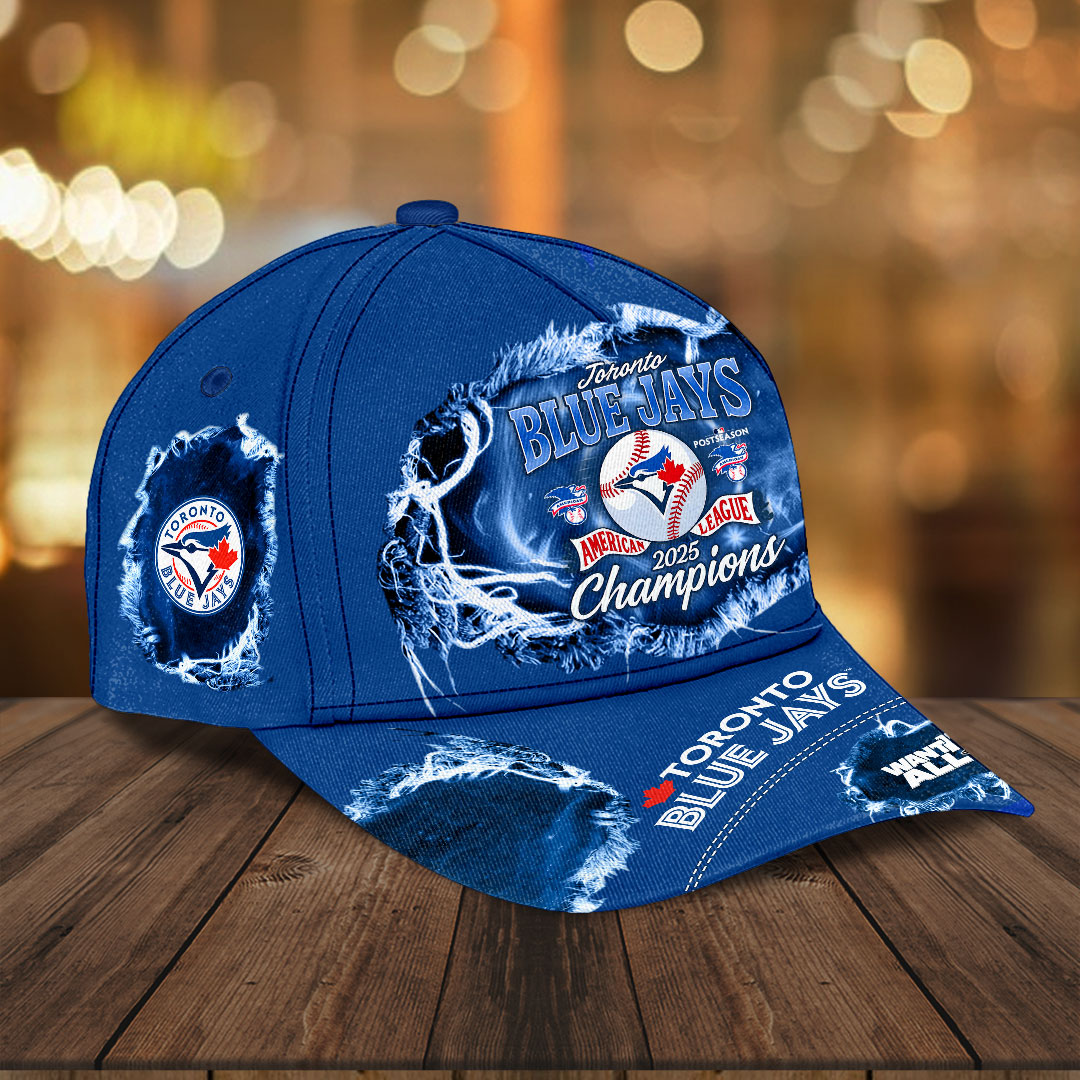 Toronto Blue Jays 2025 American League Champions Classic Cap – HOATT14665