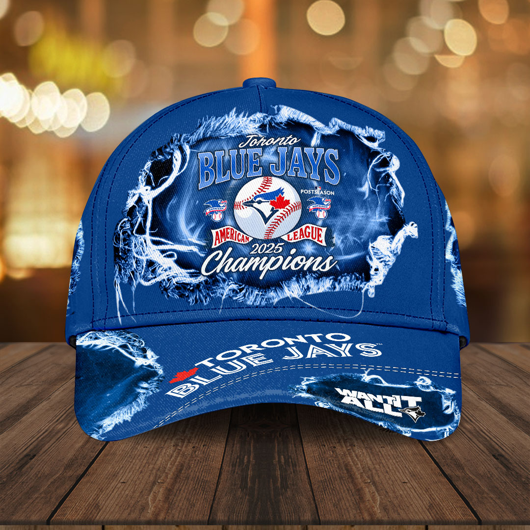 Toronto Blue Jays 2025 American League Champions Classic Cap – HOATT14665