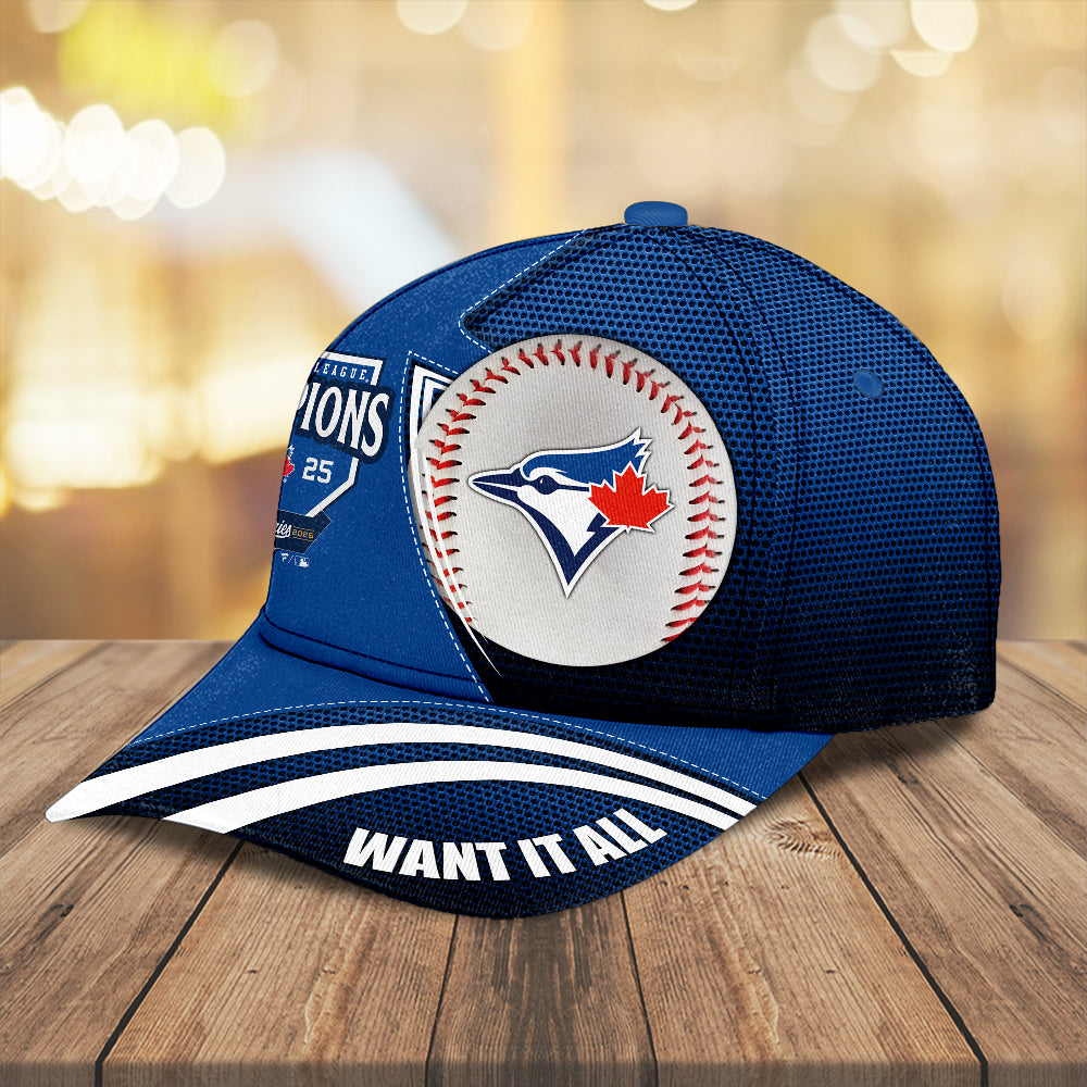 Toronto Blue Jays 2025 American League Champions Classic Cap – MAITM13518