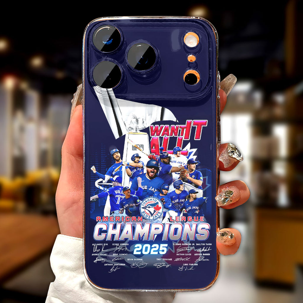 Toronto Blue Jays 2025 American League Champions Phone Case – HOATT14480