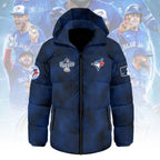Toronto Blue Jays 2025 American League Champions Thickened Down Hooded Jacket – MAITM13889