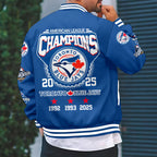 Toronto Blue Jays 2025 American League Champions Varsity Jacket – HOATT14831