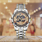 Toronto Blue Jays 50th Anniversary Alloy Luxury Quartz Watch – GNE5916