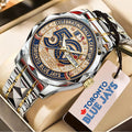 Toronto Blue Jays 50th Anniversary Alloy Luxury Quartz Watch – GNE5916
