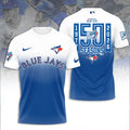 Toronto Blue Jays 50th Anniversary 3D Apparel – TANTN22080