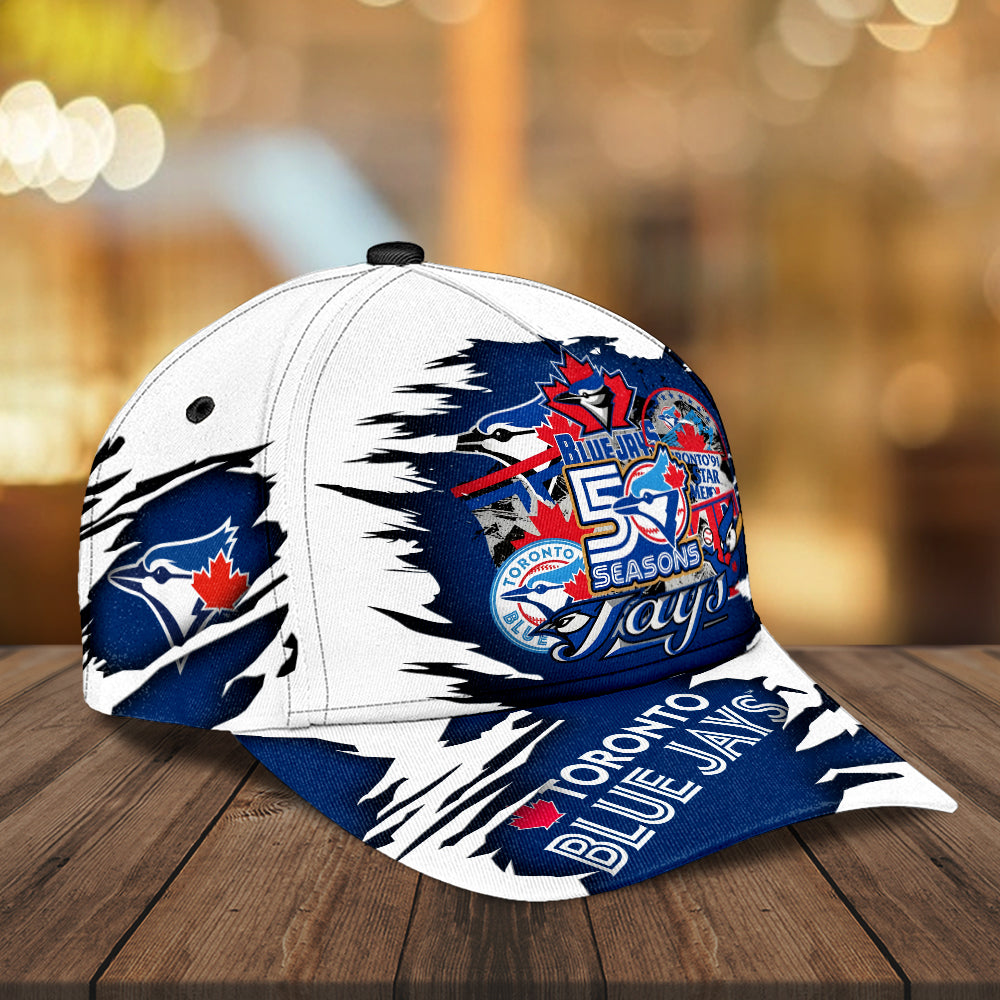 Toronto Blue Jays 50th Anniversary Classic Cap – GNE7525