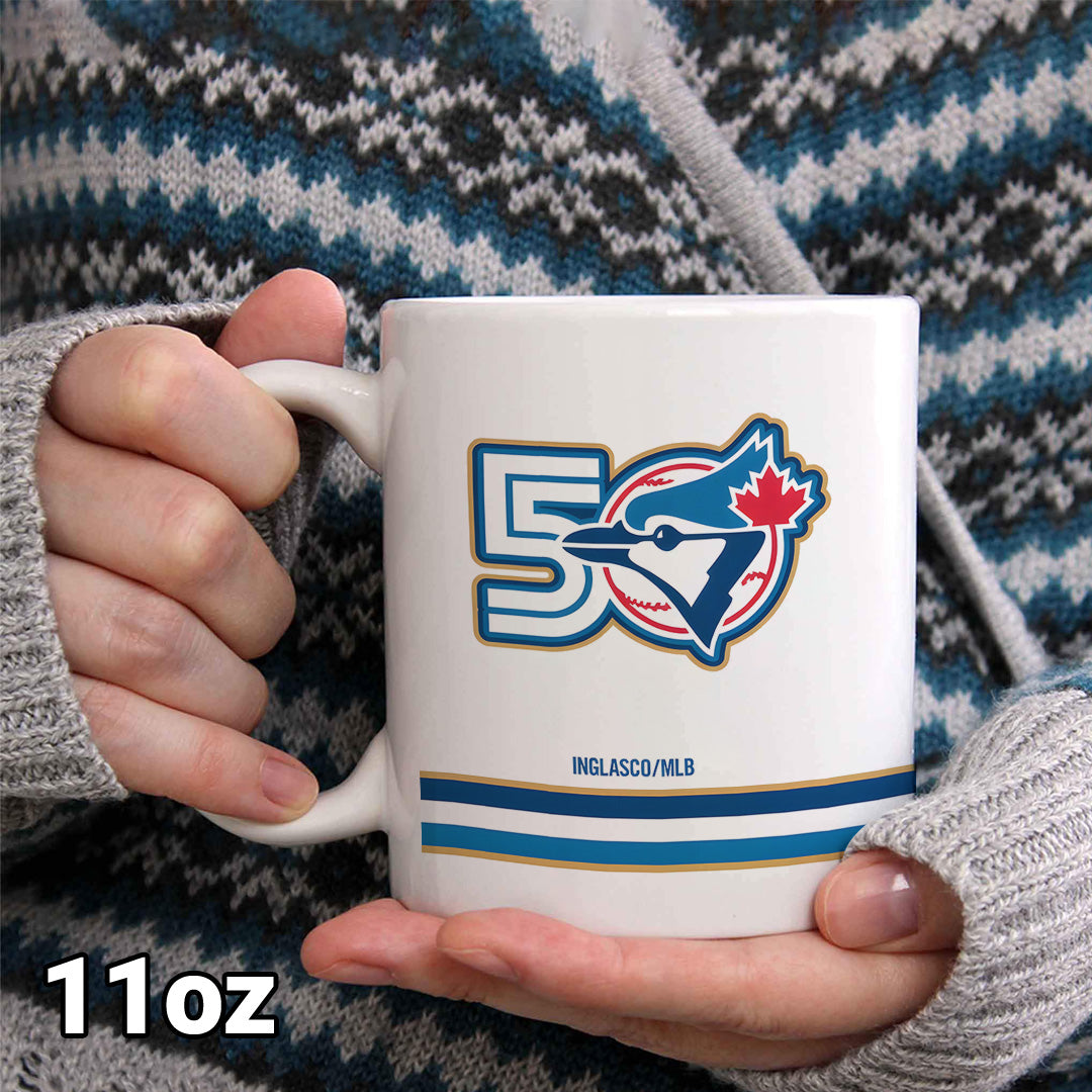 Toronto Blue Jays 50th Anniversary Ceramic Mug – TANTN21945