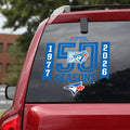 Toronto Blue Jays 50th Season 3D Car Sticker – TMTHU4762
