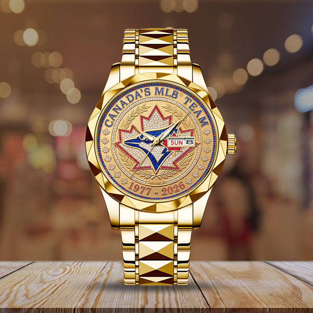 Toronto Blue Jays 50th Seasons Alloy Luxury Quartz Watch – TMTHU4728