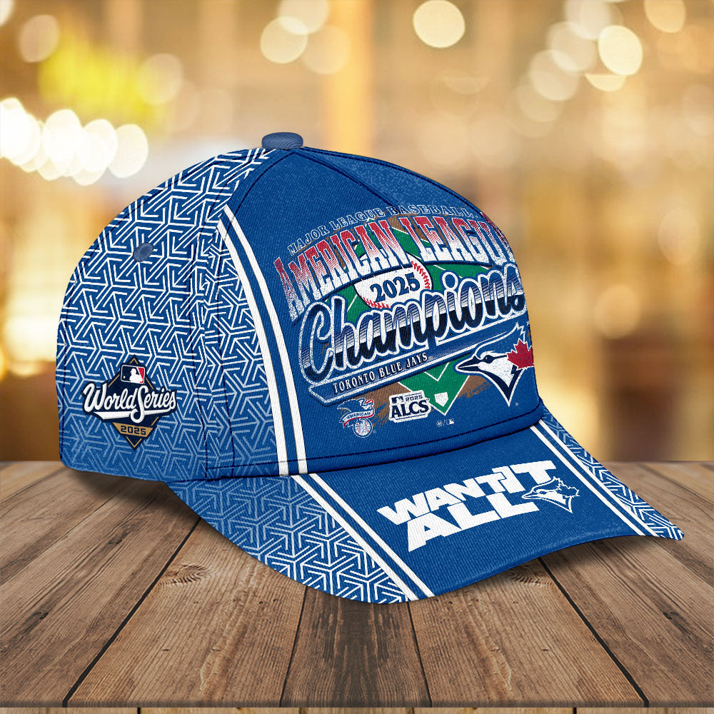 Toronto Blue Jays 2025 American League Champions Classic Cap – TANTN18577
