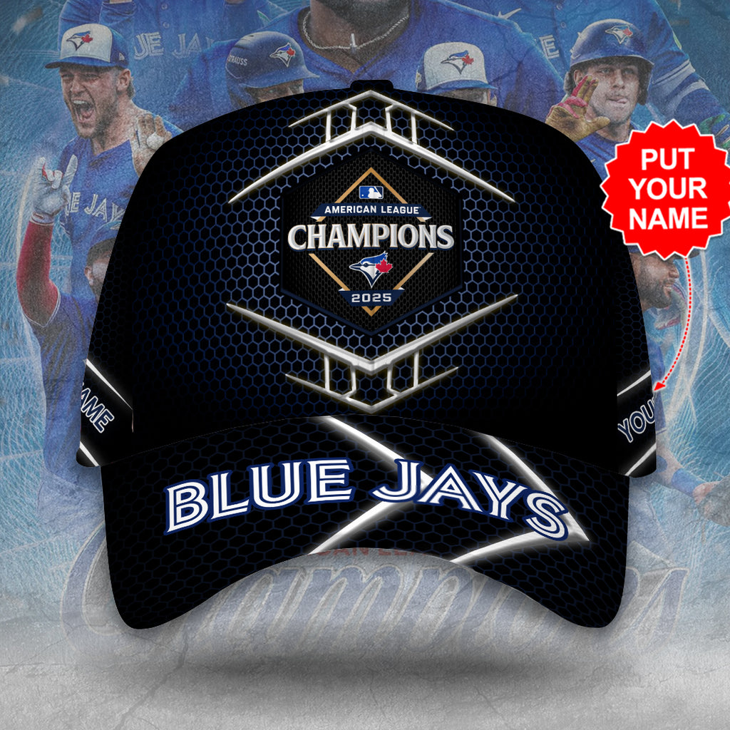 Personalized Toronto Blue Jays WinCraft 2025 American League Champions Classic Cap – TANTN18644