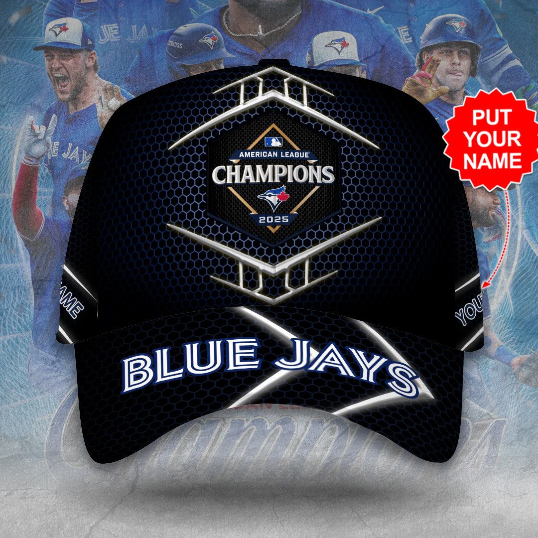 Personalized Toronto Blue Jays WinCraft 2025 American League Champions Classic Cap – TANTN18644