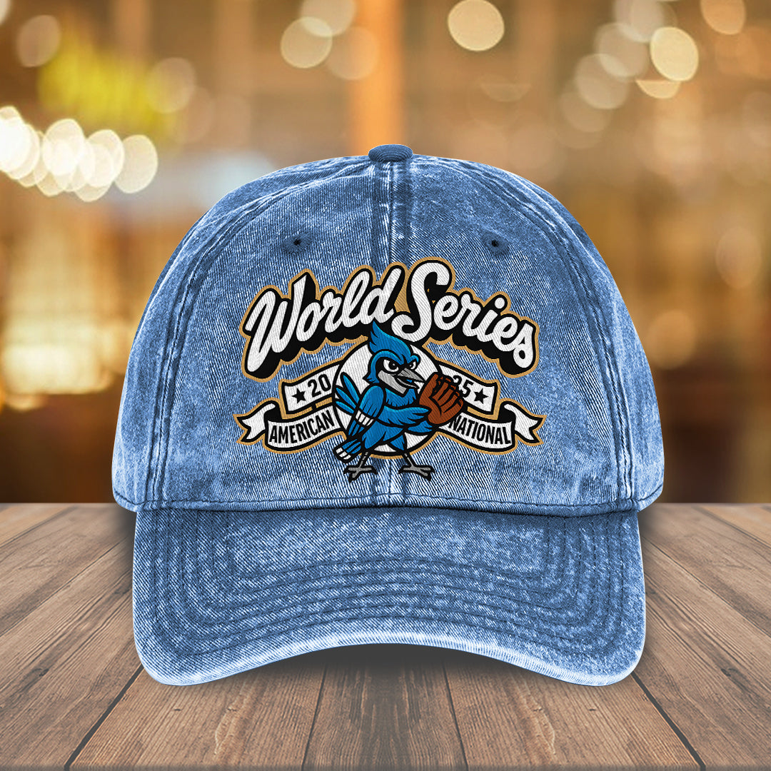 Toronto Blue Jays World Series 2025 Wash Denim Cap – TANTN19429
