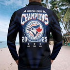 Toronto Blue Jays Zip Polo Shirt – TMTHU2461