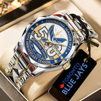 Toronto Blue Jays 50th Anniversary Alloy Luxury Quartz Watch – TANTN21526