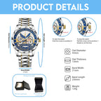 Toronto Blue Jays 50th Anniversary Alloy Luxury Quartz Watch – TANTN21526