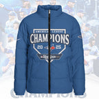 Personalized Toronto Blue Jays 3D Stand Collar Puffer Jacket – GNENEW734