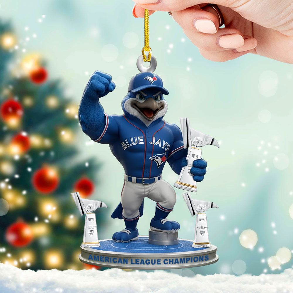 Toronto Blue Jays Custom Shape 2-sided Acrylic Ornament – TMTHU2261