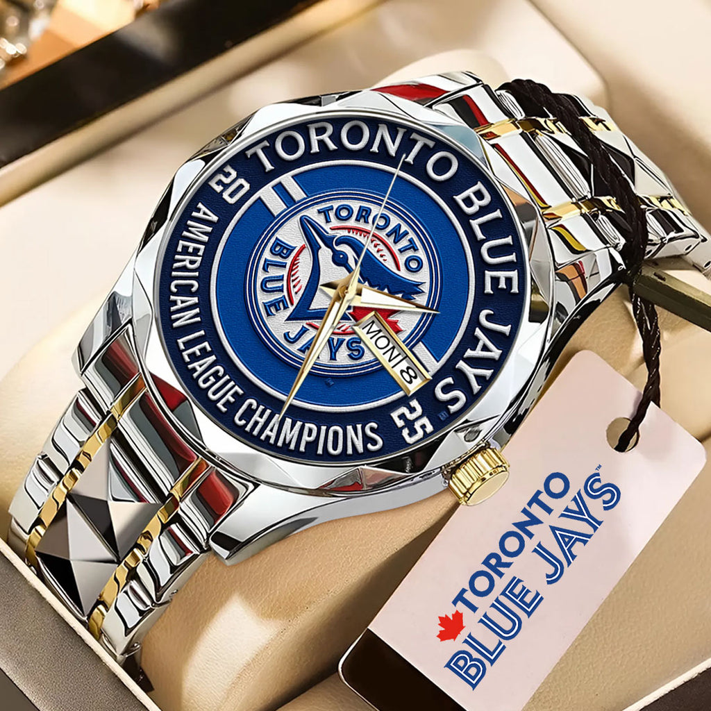 Toronto Blue Jays Alloy Luxury Quartz Watch – TMTHU2192