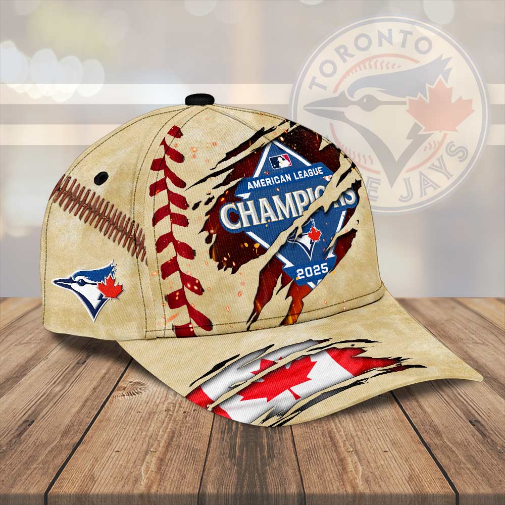 Toronto Blue Jays 2025 American League Champions Classic Cap – HOATT14631