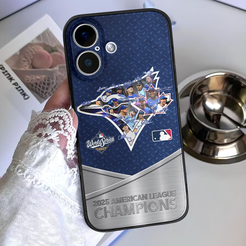 Toronto Blue Jays 2025 American League Champions Phone Case – HOATT14621