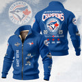 Toronto Blue Jays 2025 American League Champions Thick Knit Fleece Jacket – HOATT15093