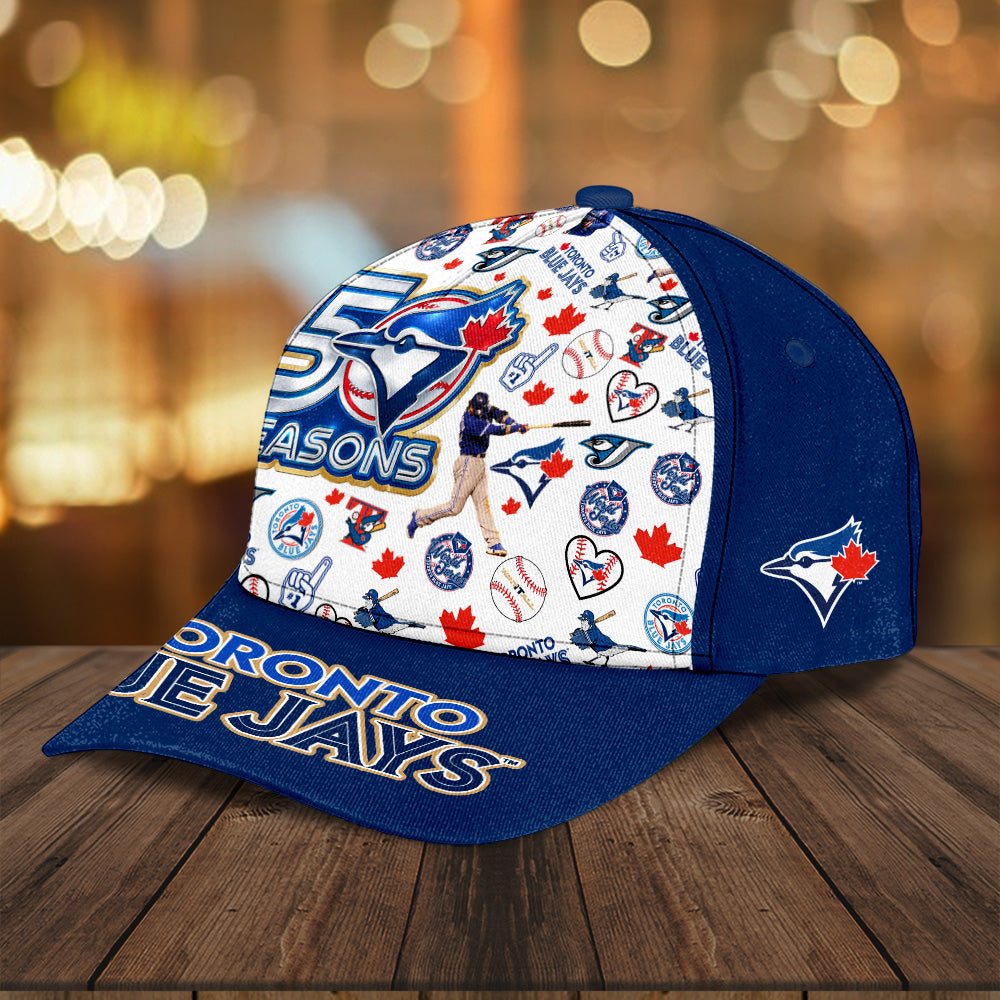 Toronto Blue Jays 50th Anniversary Classic Cap – GNE4929