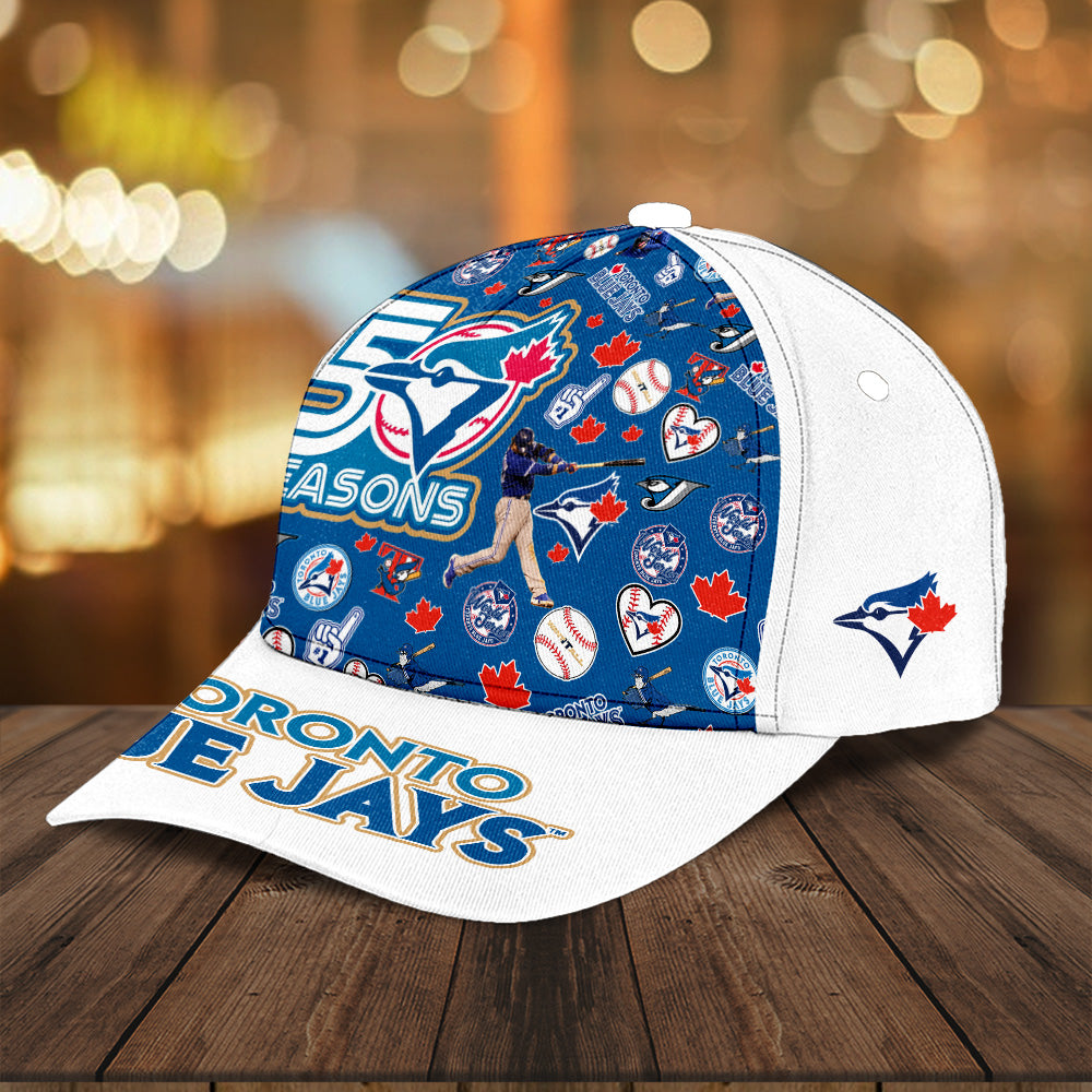 Toronto Blue Jays 50th Anniversary Classic Cap – GNE4930