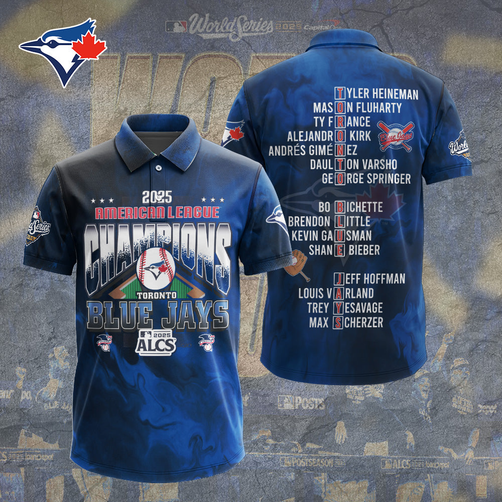 Toronto Blue Jays WinCraft 2025 American League Champions 3D Apparel – TANTN18584